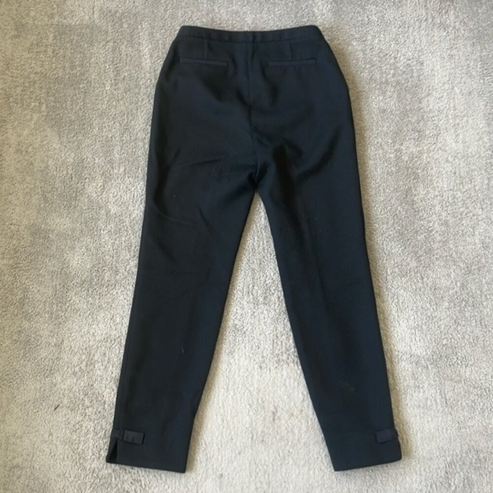 EC Ted Baker Textured Cropped Black Dress Pants - Size 2 - Picture 2 of 5
